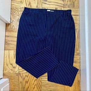 A New Day Pinstripe Navy Stretch Pants